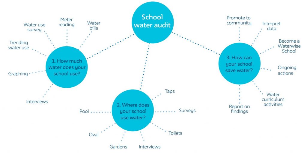 Water audit flow chart