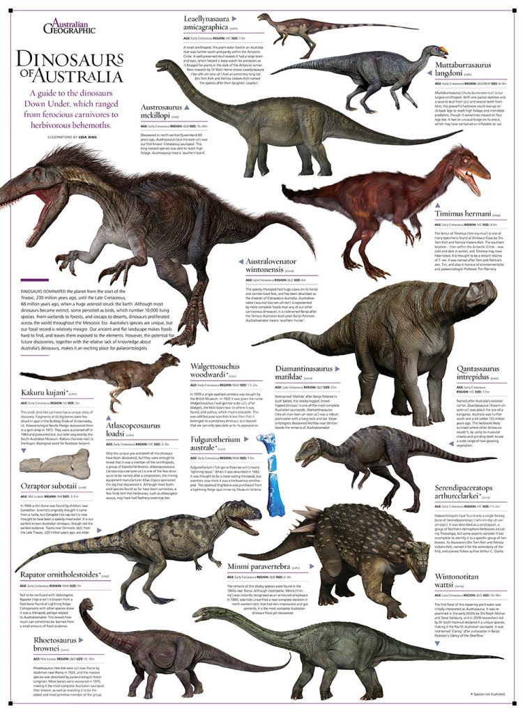 Dinosaur Poster Australia