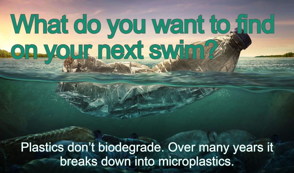 Infographic on microplastics in the oceans