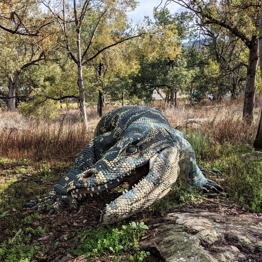 Megalania replica
