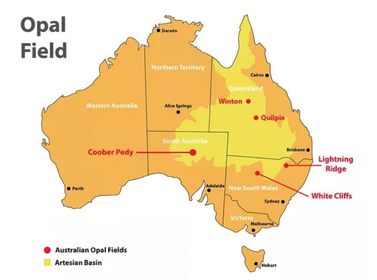 How are opals formed australian environmental education