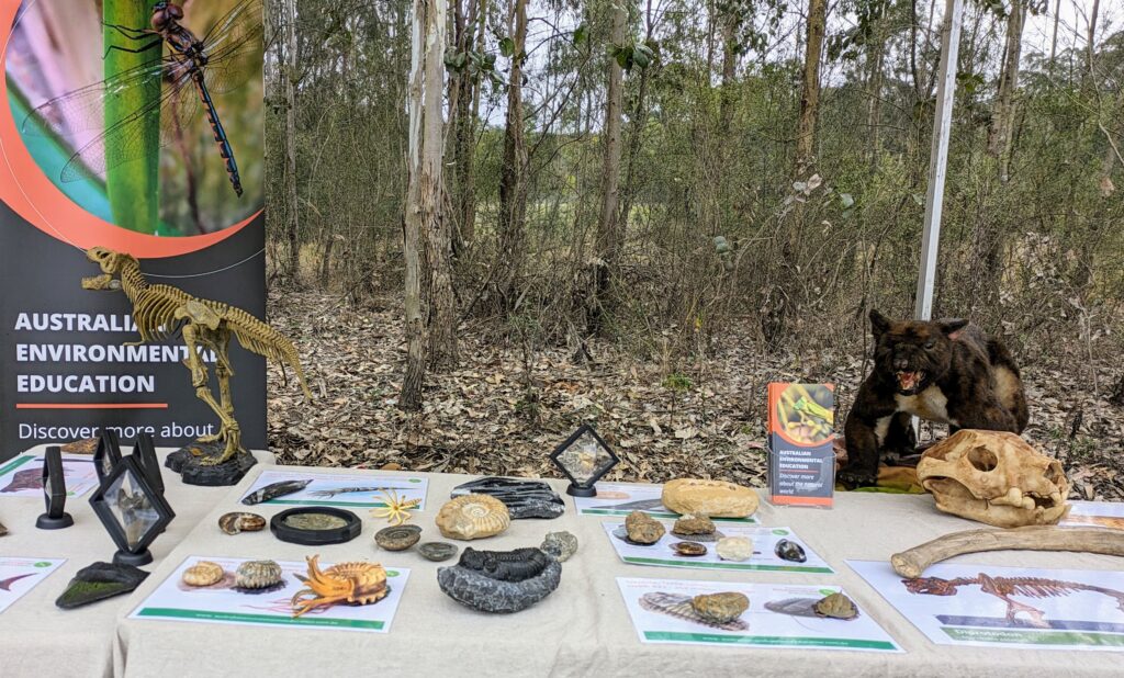 AEE display at Science in the Scrub